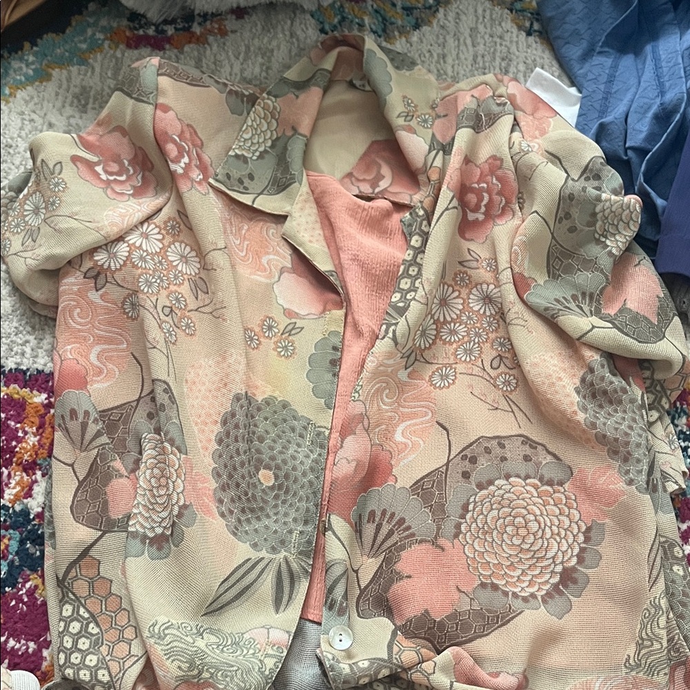 Dressbarn Floral Patterned Women's Blazer